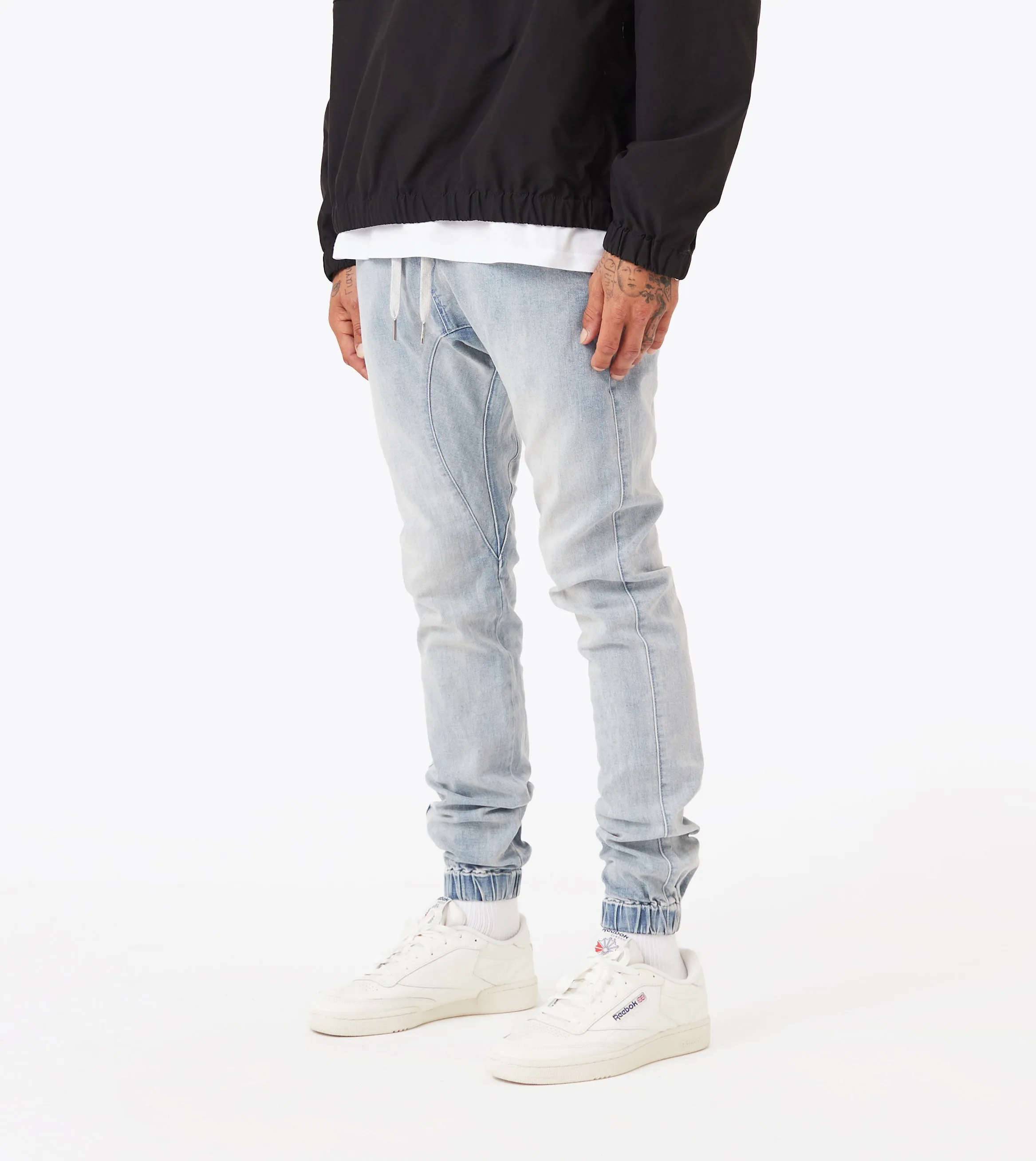 Sureshot Denim Jogger Lt Blue