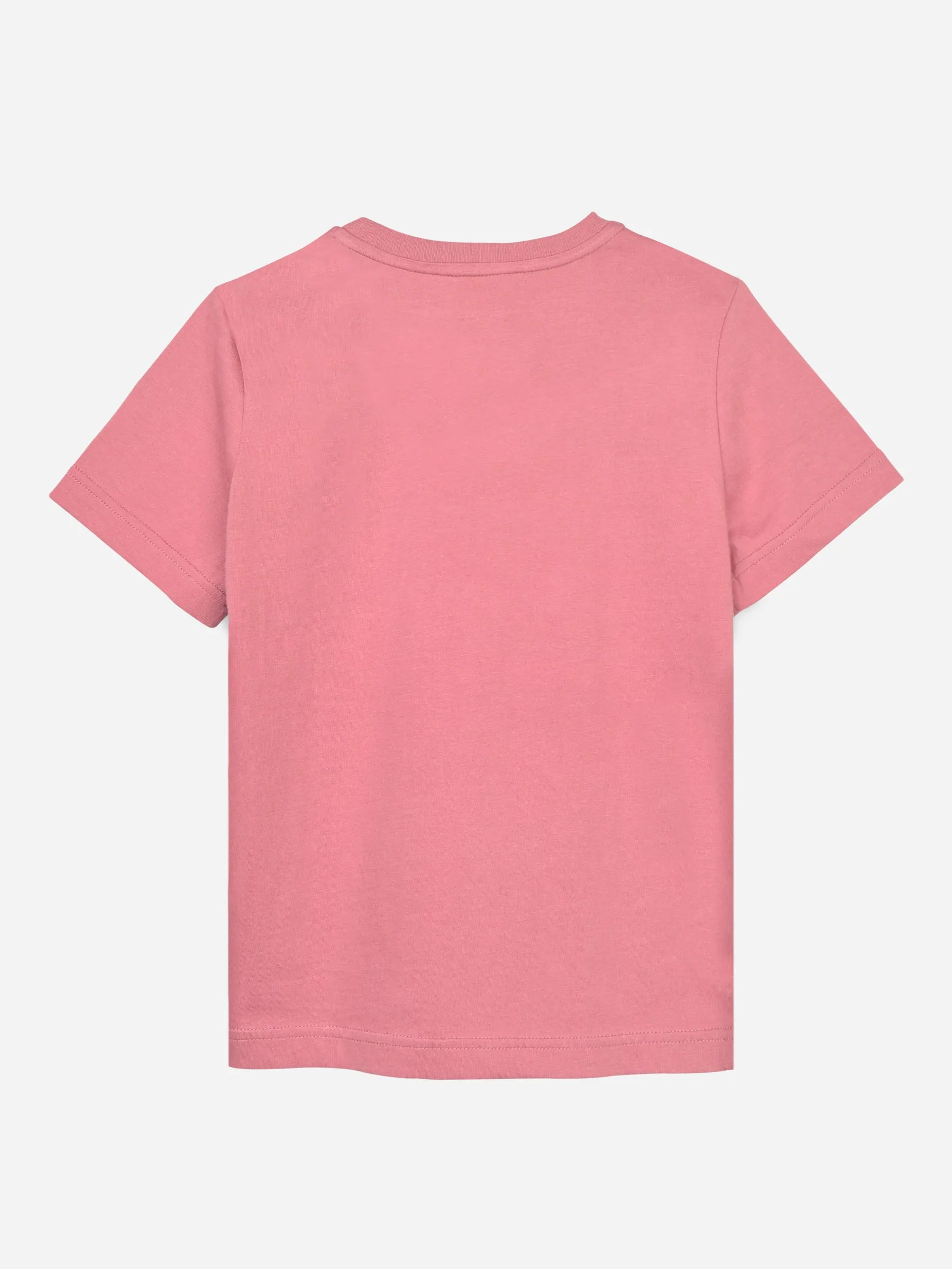 Tea Pink Graphic Printed Casual T-shirt