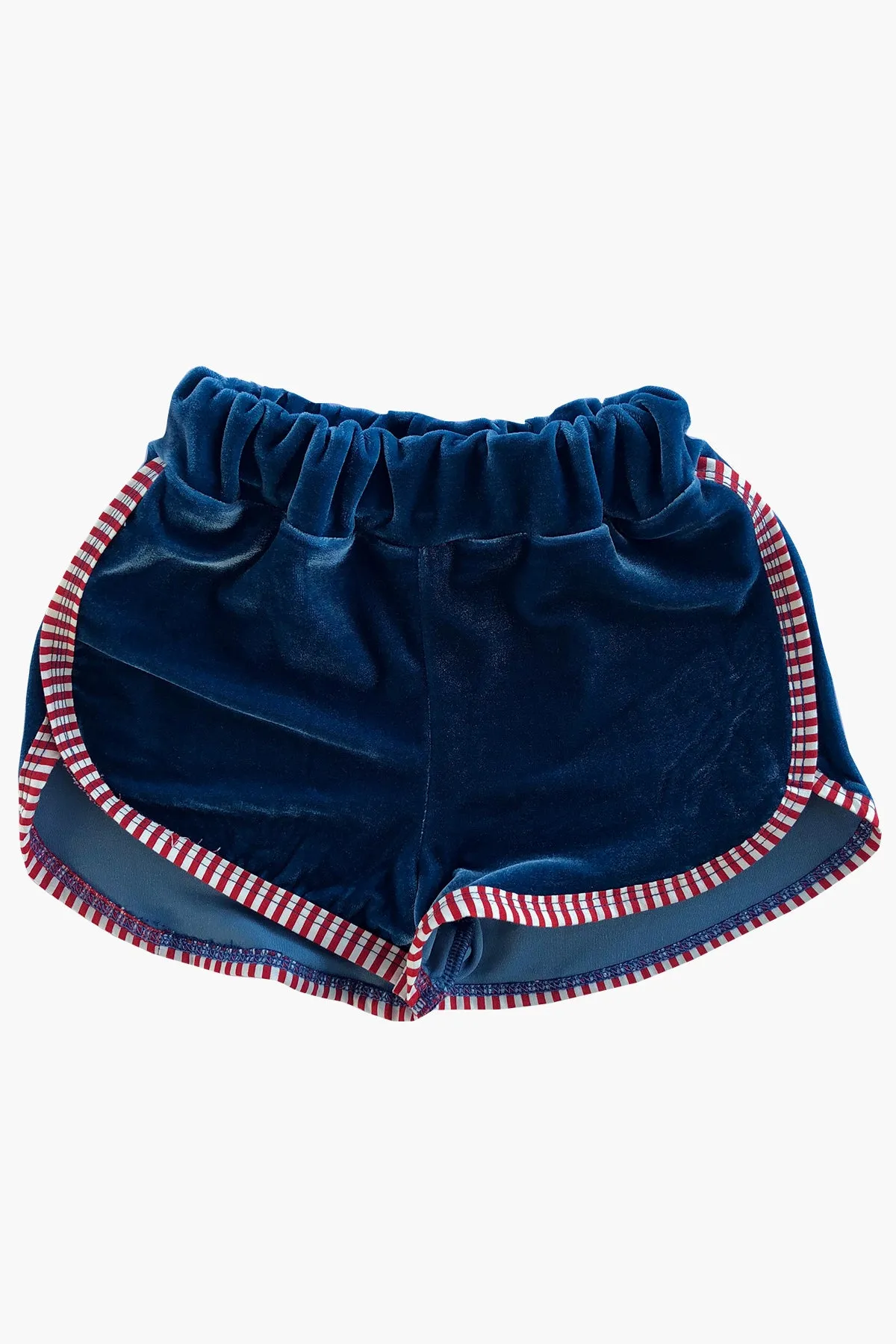 Wee Monster Blue Velvet Girls Shorts