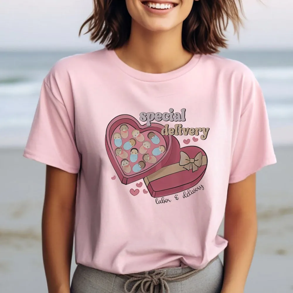 Women Happy Valentine's Day Gift Print Graphic T-shirt